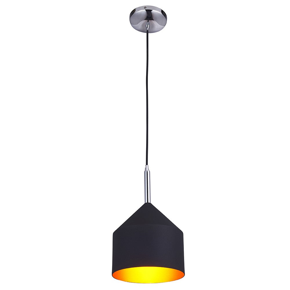 Maxilite Rotello MX 2376-0736 Pendant Light - Black/Gold
