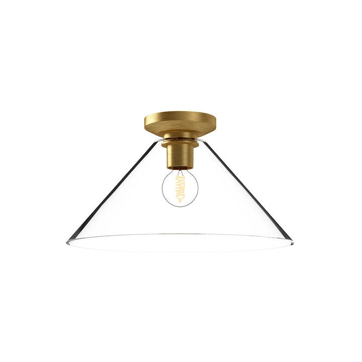 Alora Mood salem FM570314BGCL Ceiling Light - Brushed Gold/Clear Glass