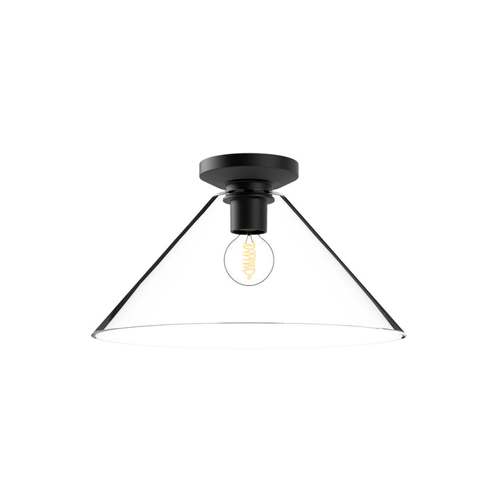 Alora Mood salem FM570314MBCL Ceiling Light - Clear Glass/Matte Black