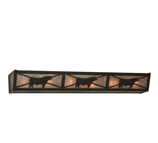 Meyda Tiffany Steer 119936 Bath Vanity Light 36 in. wide - Timeless Bronze