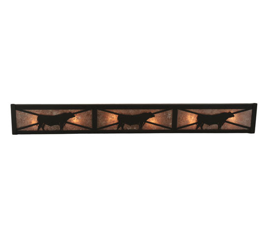 Meyda Tiffany Steer 119936 Bath Vanity Light 36 in. wide - Timeless Bronze