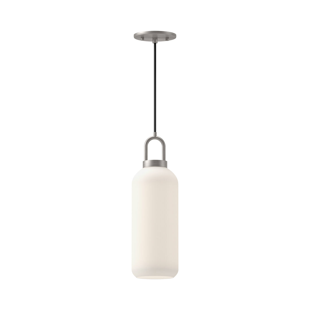 Alora Mood soji PD401505BNOP Pendant Light - Brushed Nickel/Opal Matte Glass