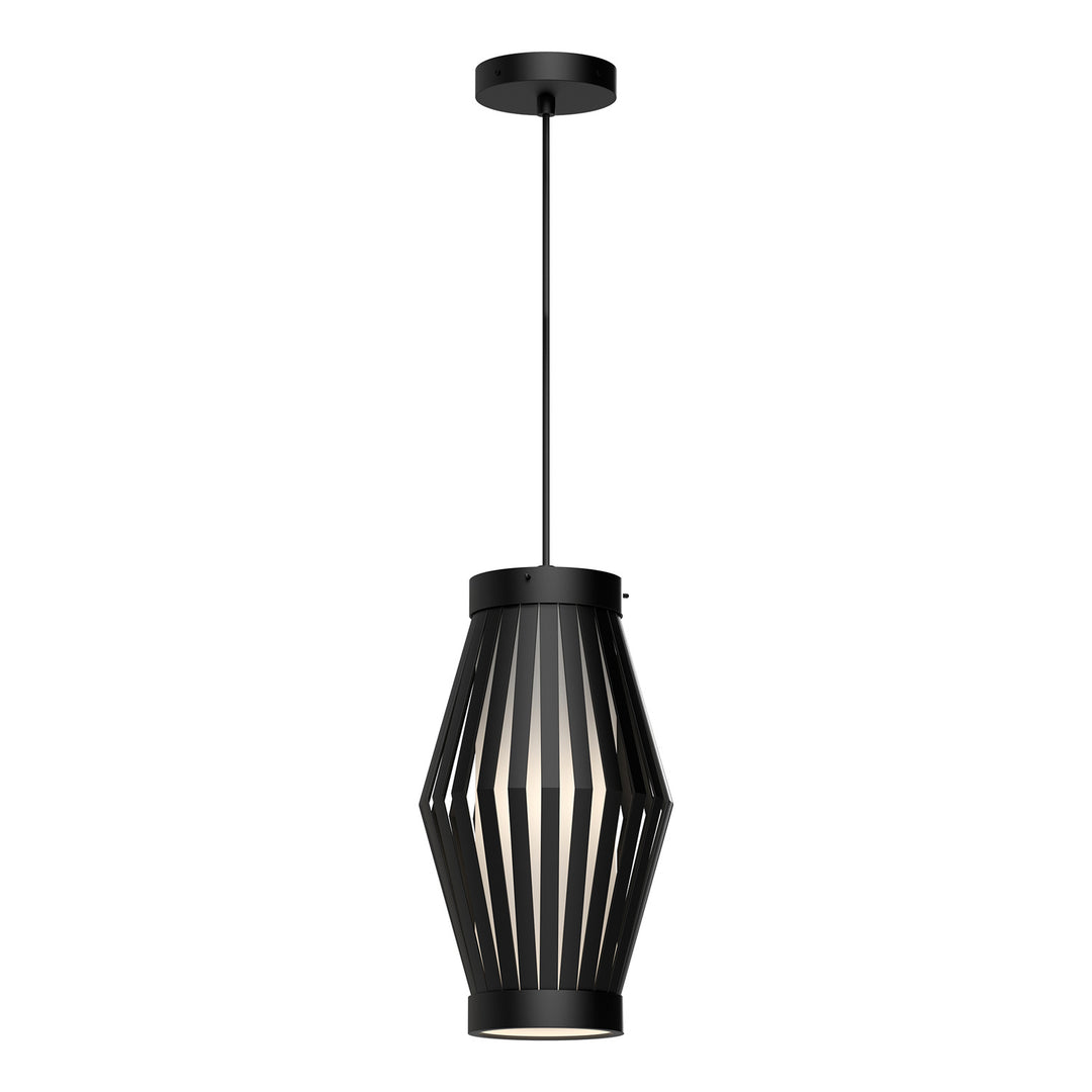 Alora Mood hana PD434509MBOP Pendant Light - Matte Black/Opal Matte Glass