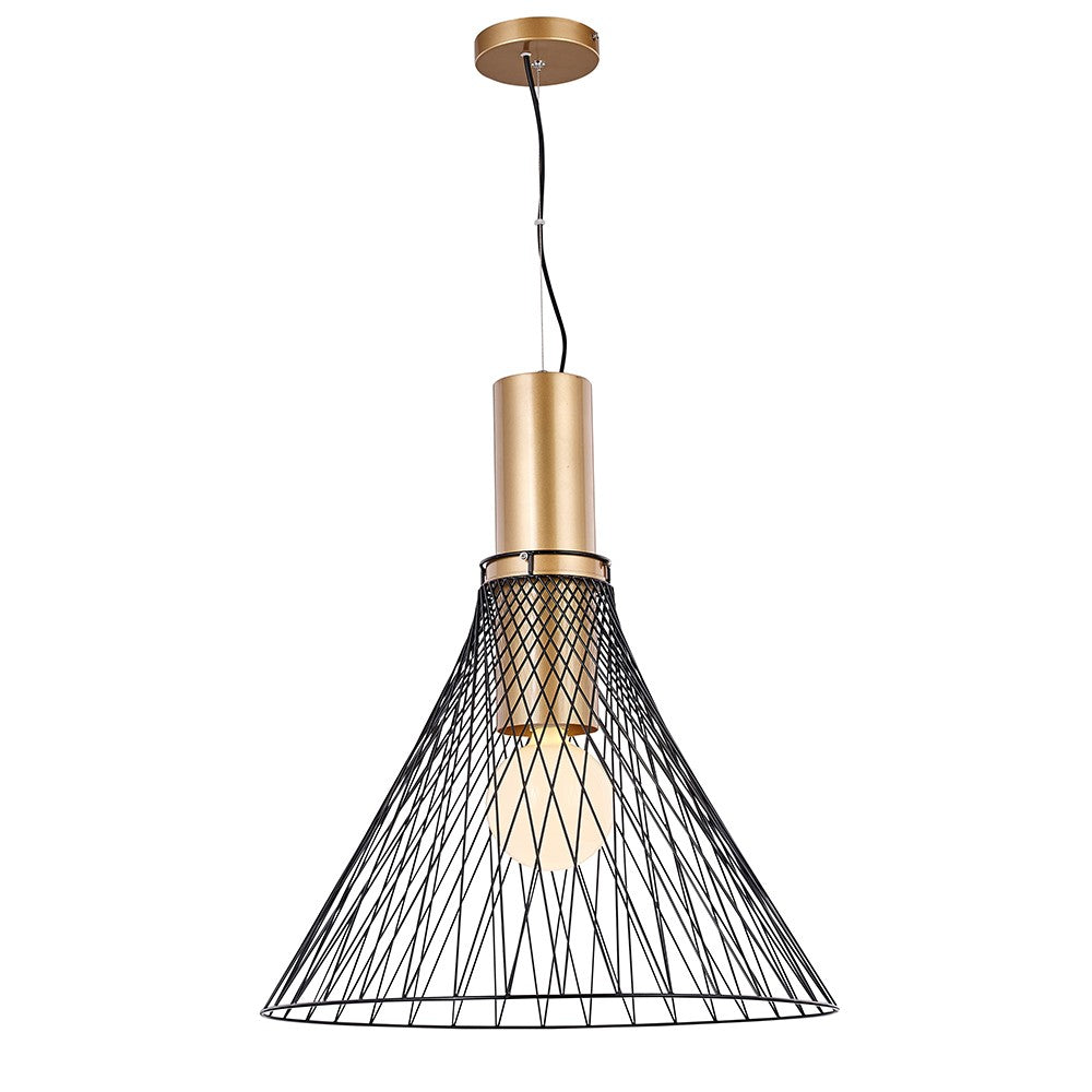 Maxilite Fanfaron MX 2503 Pendant Light - Black/Gold