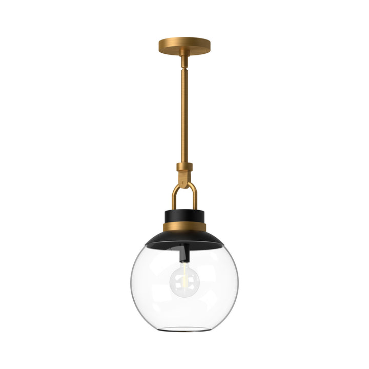 Alora Mood copperfield PD520512AGCL Pendant Light - Aged Gold/Clear Glass