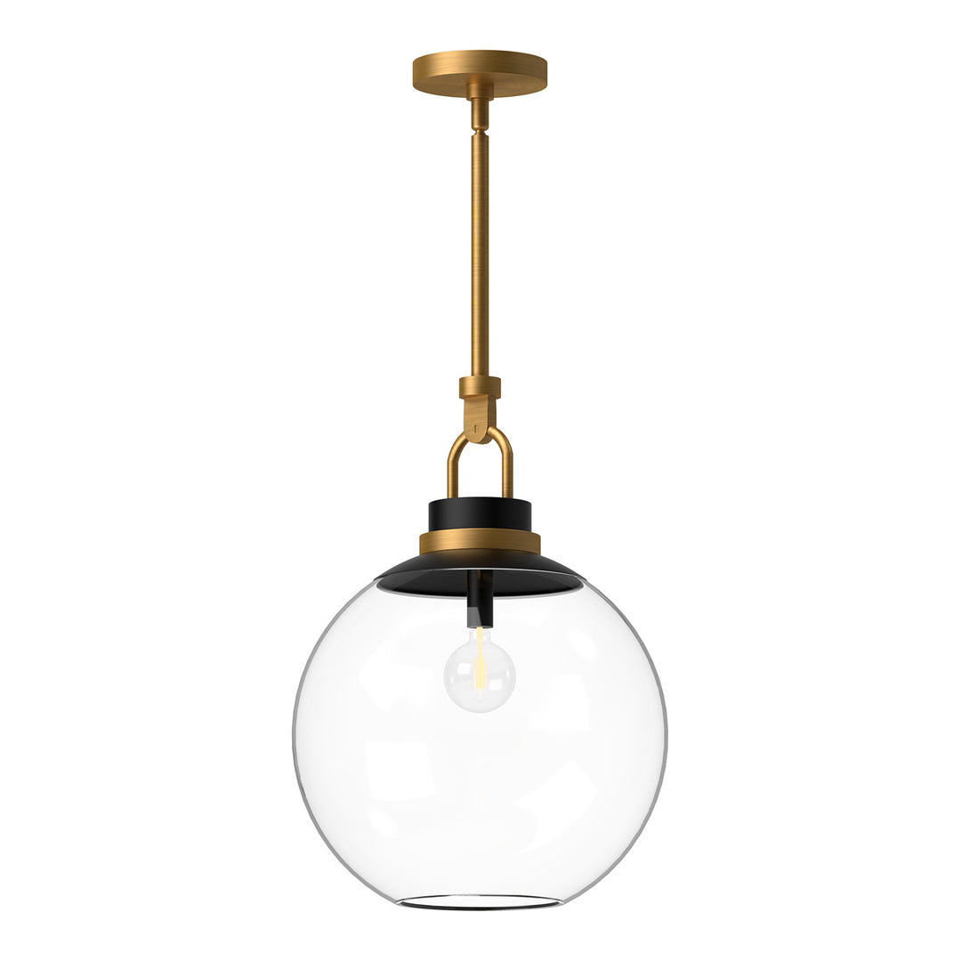 Alora Mood copperfield PD520516AGCL Pendant Light - Aged Gold/Clear Glass