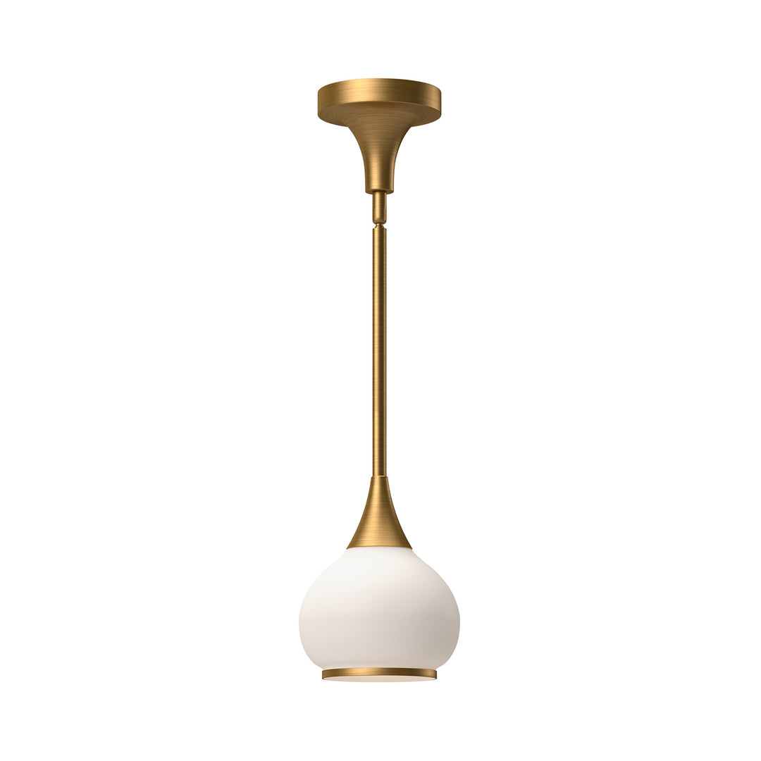 Alora Mood hazel PD524006AGOP Pendant Light - Aged Gold/Opal Matte Glass