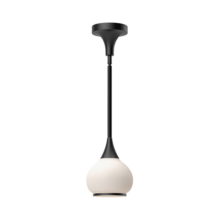 Alora Mood hazel PD524006MBOP Pendant Light - Matte Black/Opal Matte Glass