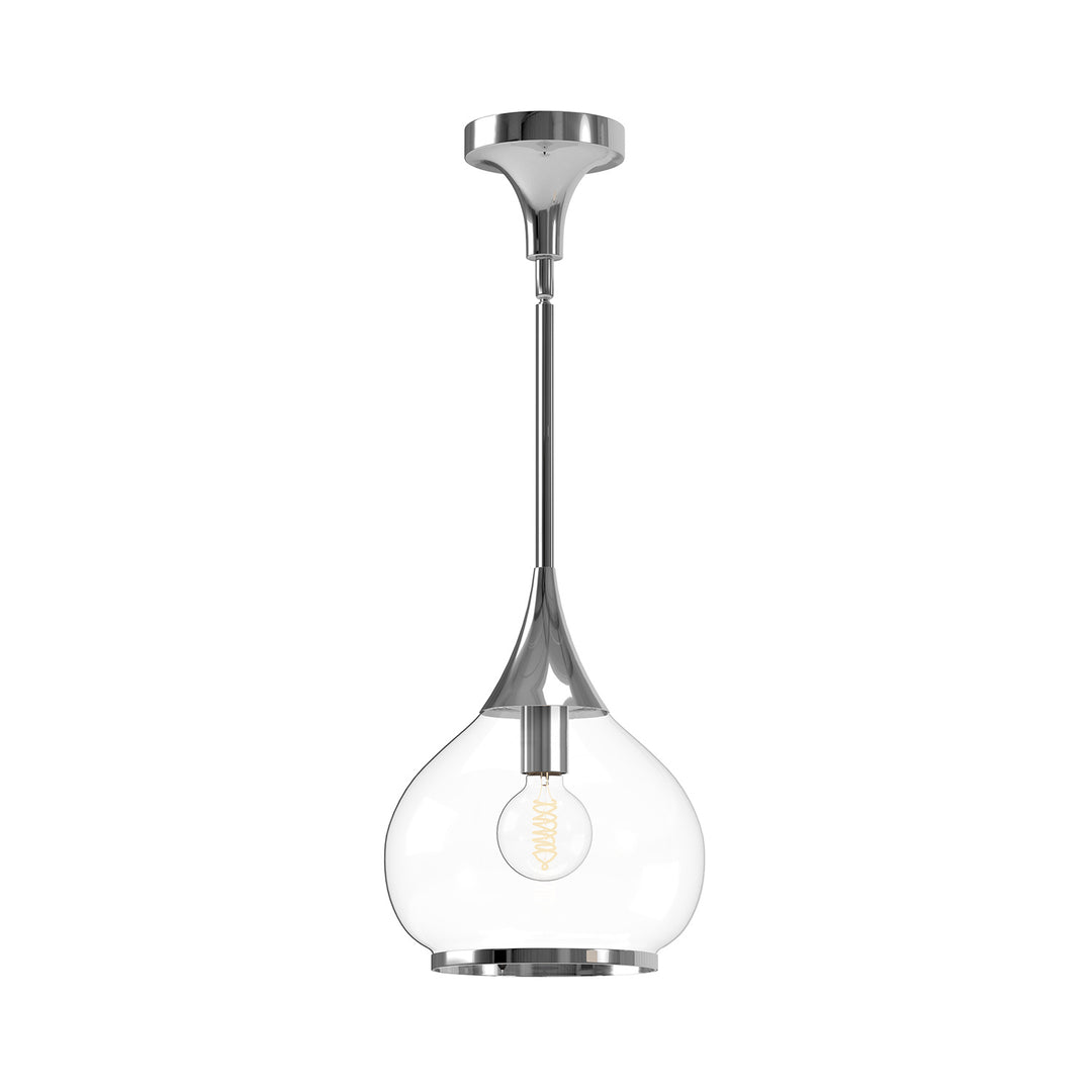 Alora Mood hazel PD524110CHCL Pendant Light - Chrome/Clear Glass