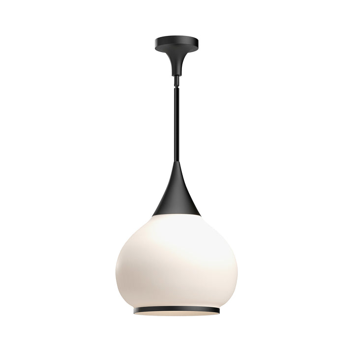 Alora Mood hazel PD524214MBOP Pendant Light - Matte Black/Opal Matte Glass