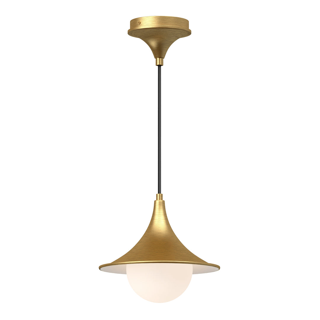 Alora Mood fuji PD525009BGOP Pendant Light - Brushed Gold/Opal Matte Glass