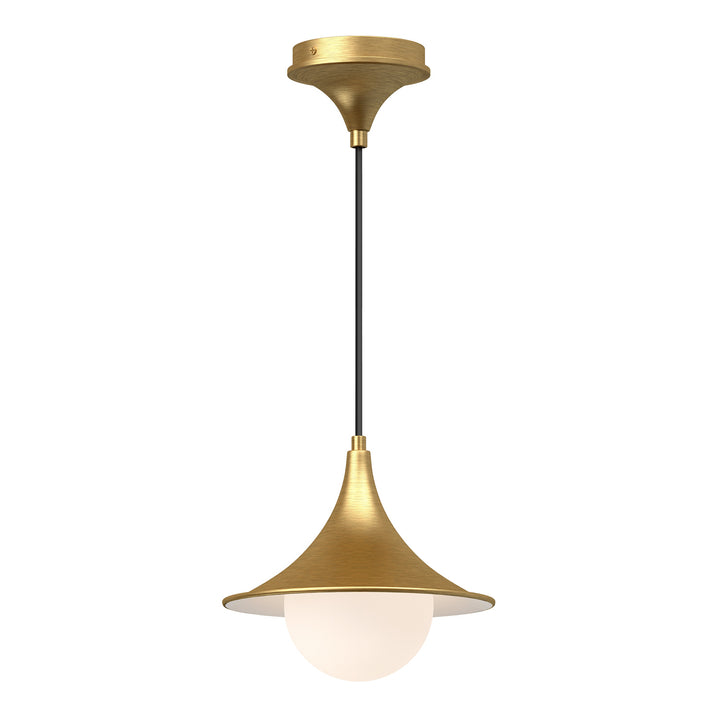 Alora Mood fuji PD525009BGOP Pendant Light - Brushed Gold/Opal Matte Glass