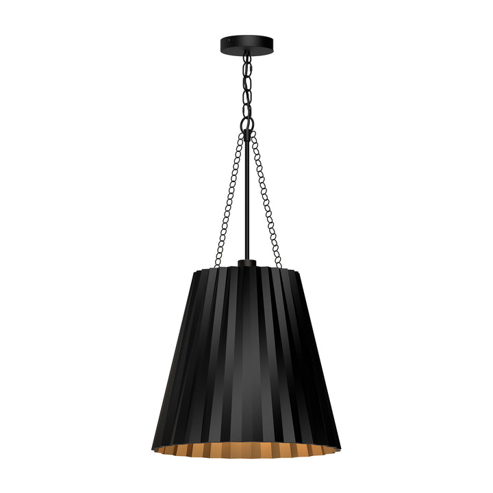 Alora Mood plisse PD528116MB Pendant Light - Matte Black