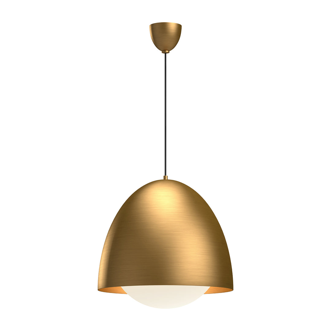 Alora Mood kenji PD529220AGOP Pendant Light - Aged Gold/Opal Matte Glass