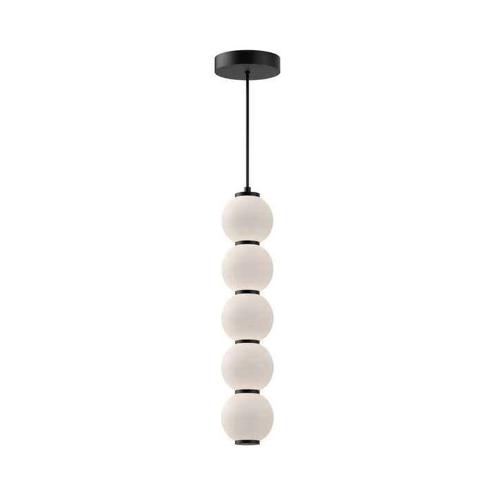 Alora Mood bijou PD531515MBOP Pendant Light - Matte Black/Opal Matte Glass