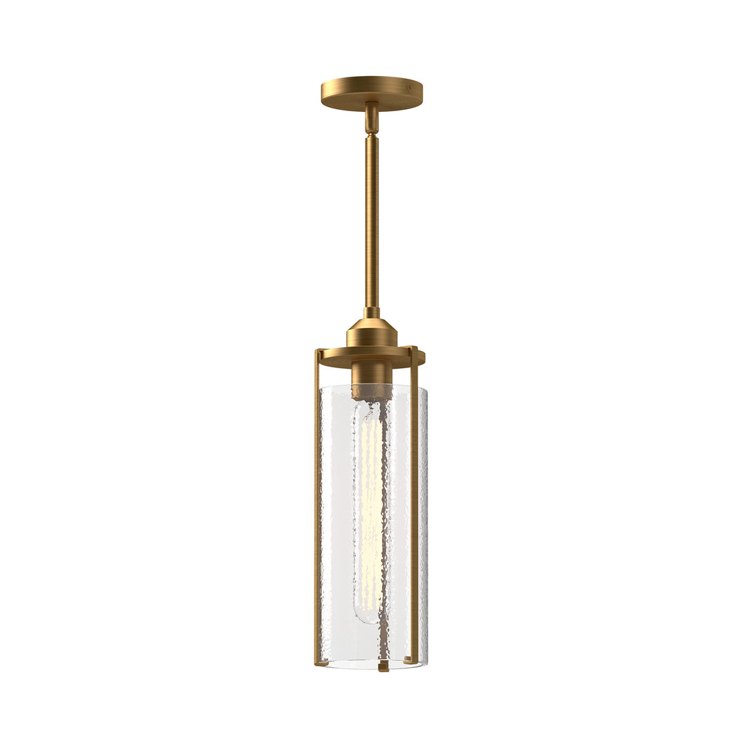 Alora Mood belmont PD536005AGWC Pendant Light - Aged Gold/Clear Water Glass