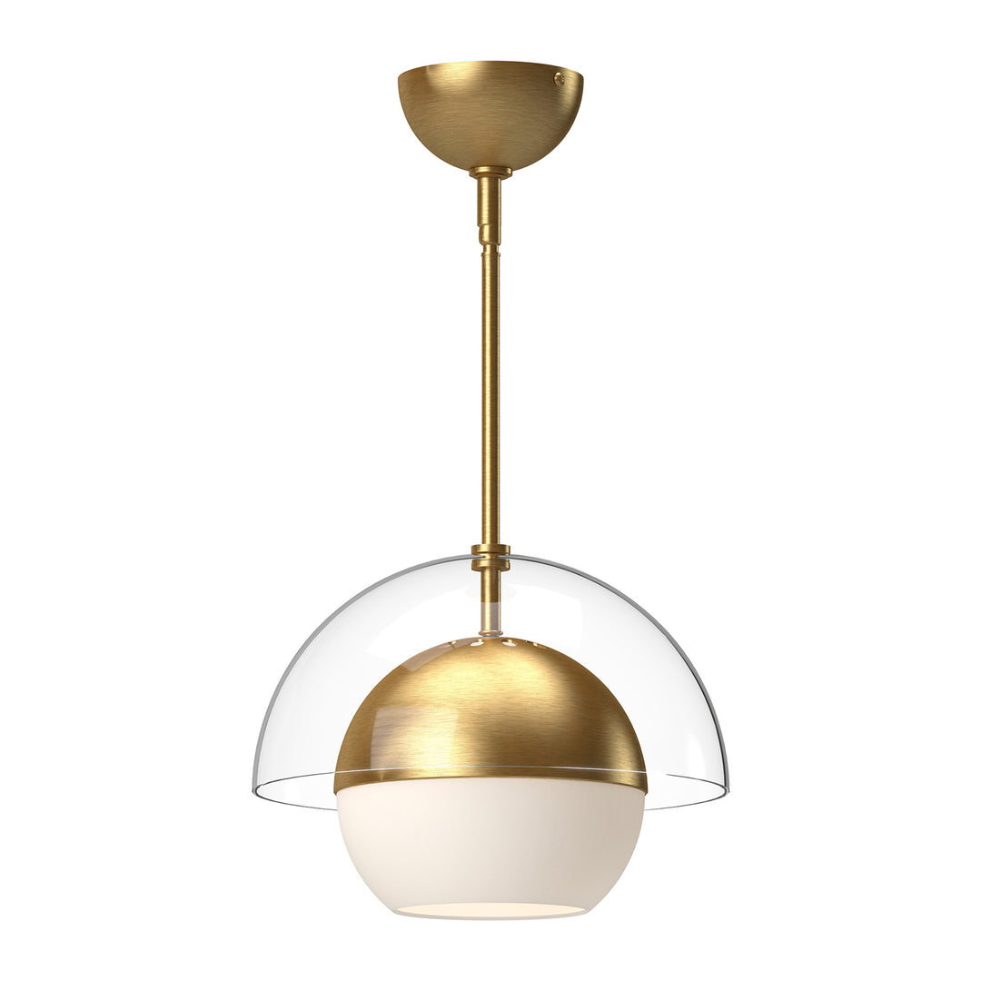 Alora Mood lucy PD568212BGOP Pendant Light - Brushed Gold/Opal Matte Glass