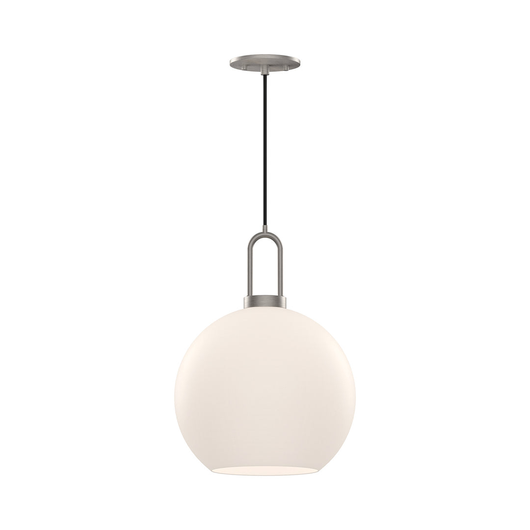 Alora Mood soji PD601710BNOP Pendant Light - Brushed Nickel/Opal Matte Glass