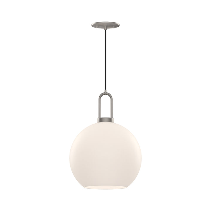 Alora Mood soji PD601710BNOP Pendant Light - Brushed Nickel/Opal Matte Glass