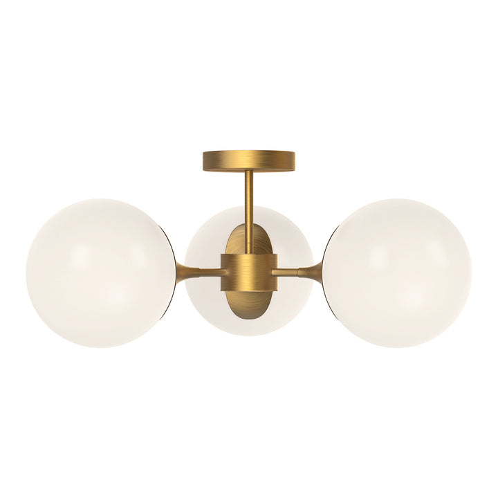 Alora Mood nouveau SF505326AGOP Ceiling Light - Aged Gold/Opal Matte Glass