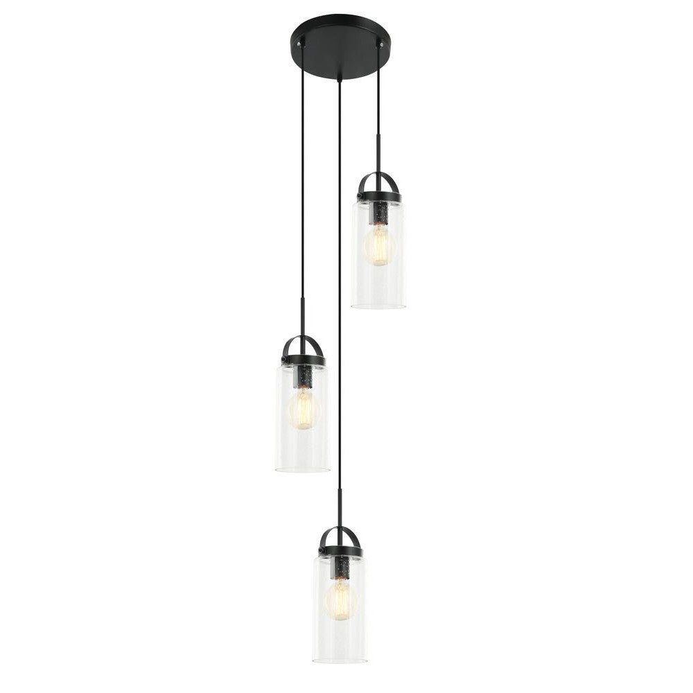 Maxilite Banister MX 2510C3-07 Pendant Light - Black