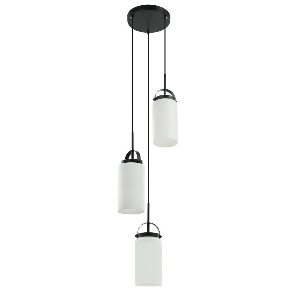 Maxilite Barnston MX 2511C3-07 Pendant Light - Black