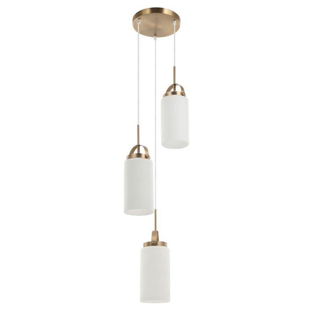 Maxilite Barnston MX 2511C3-18 Pendant Light - Aged Brass