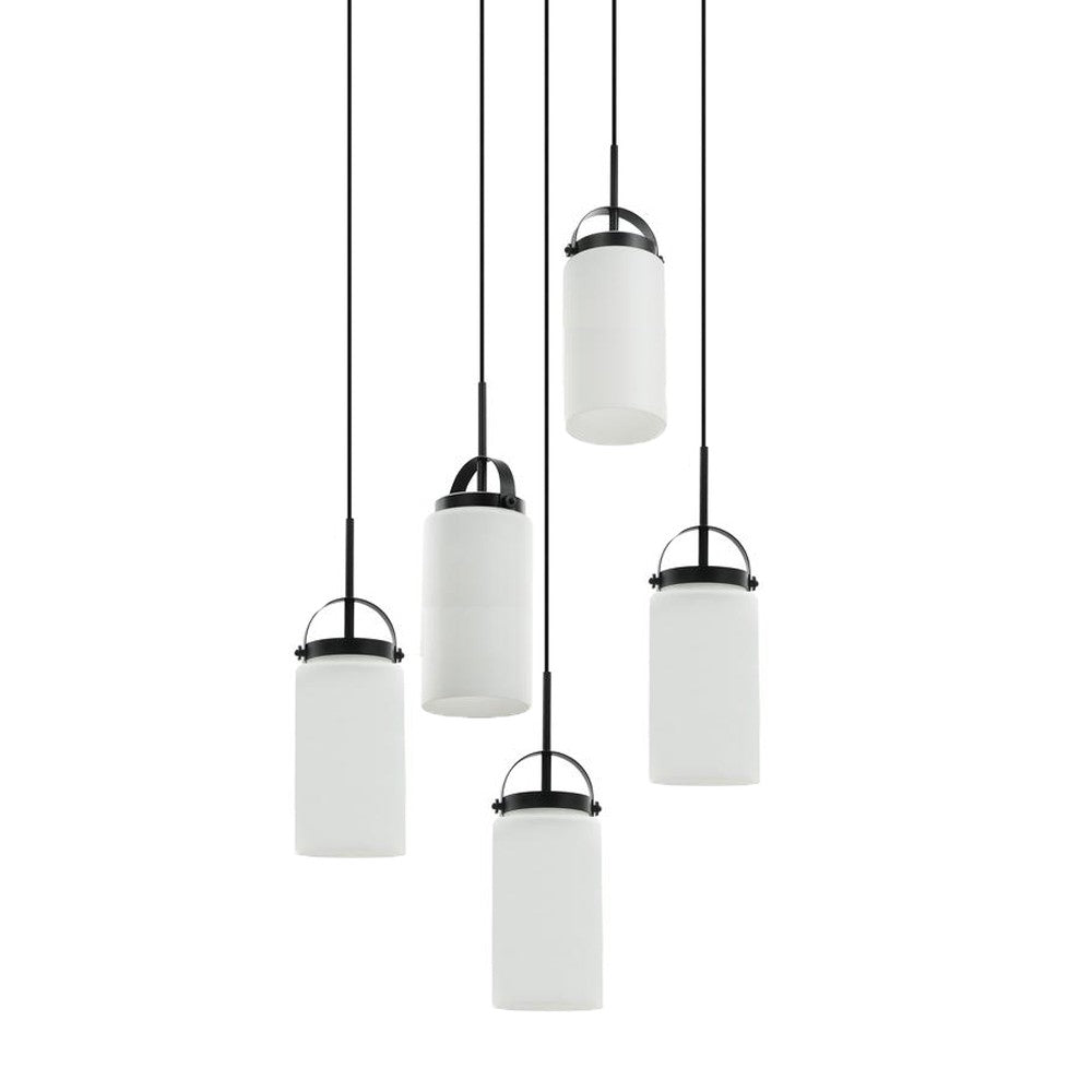 Maxilite Barnston MX 2511C5-07 Pendant Light - Black