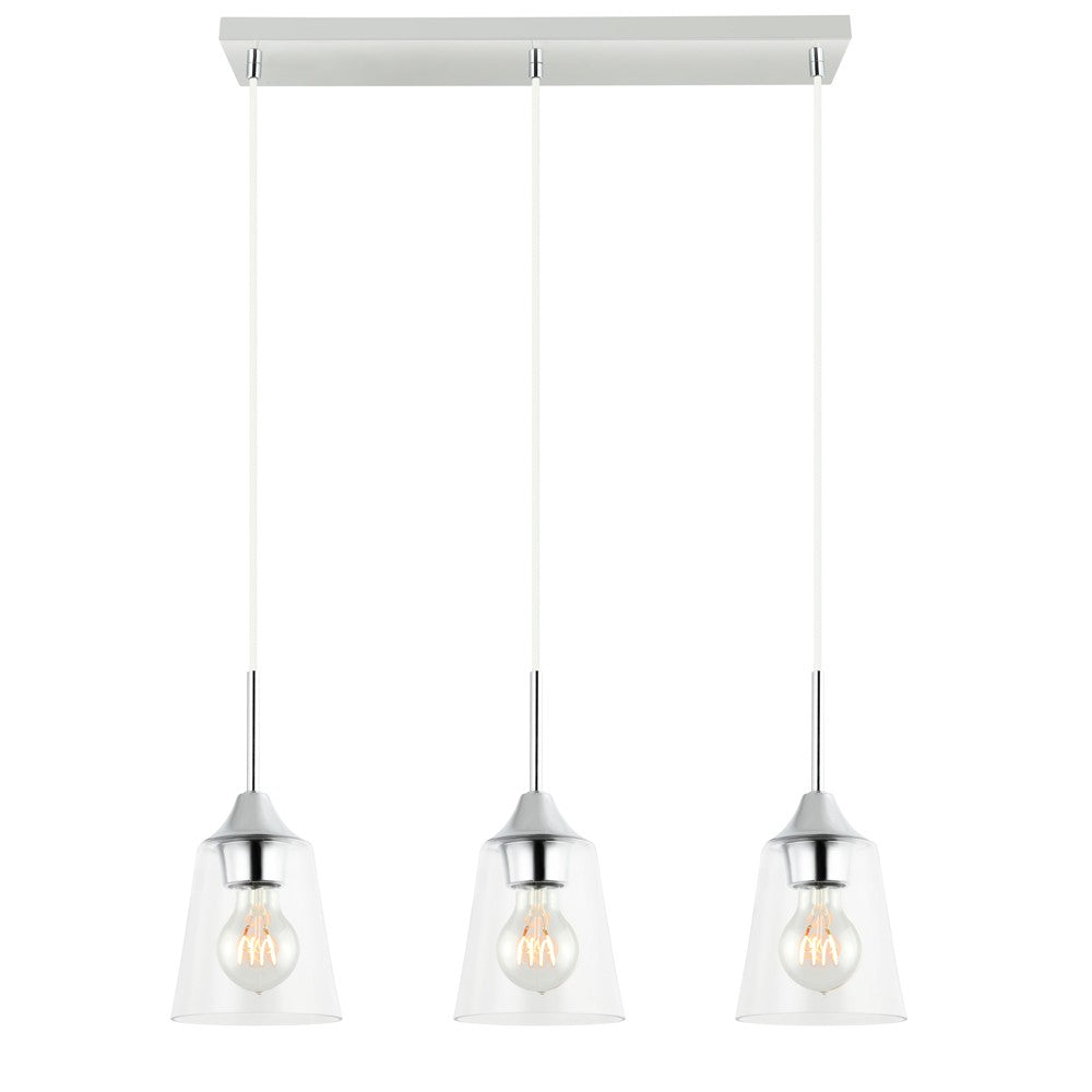 Maxilite Bronson MX 2513B3-11 Pendant Light - Polished Chrome