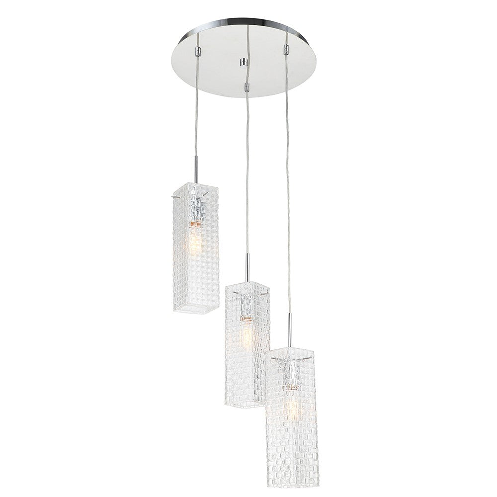 Maxilite Varun MX 2578C3A1 Pendant Light - Polished Chrome