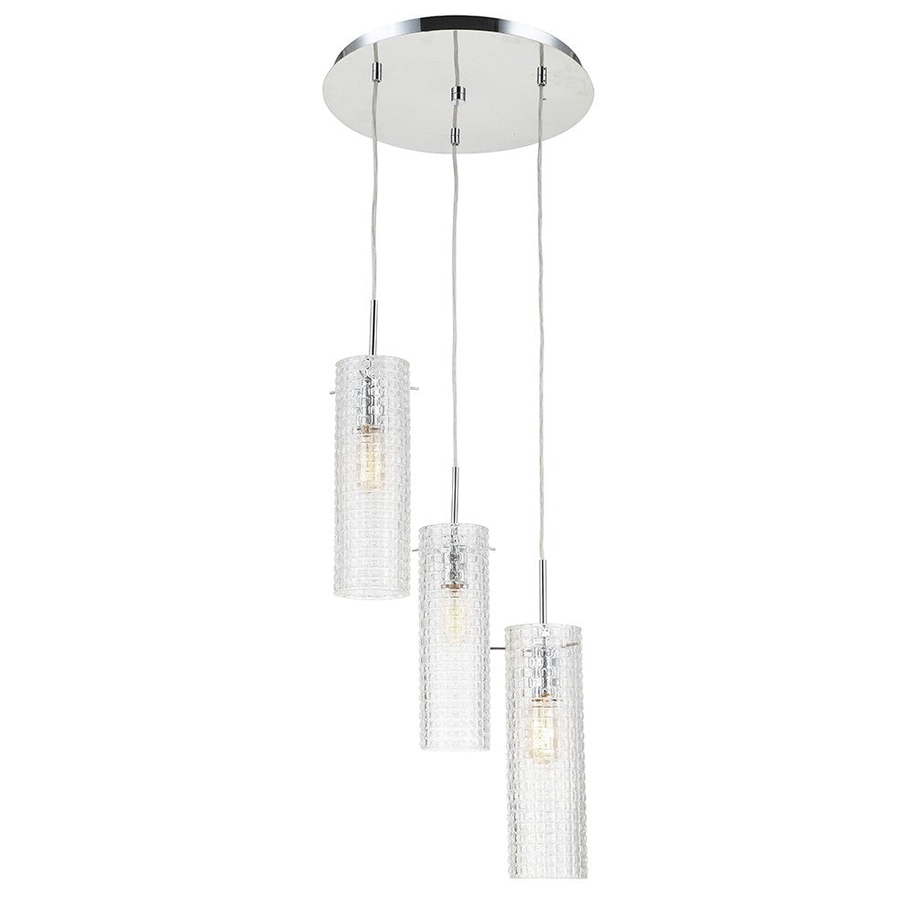 Maxilite Haiden MX 2580C3A1 Pendant Light - Polished Chrome