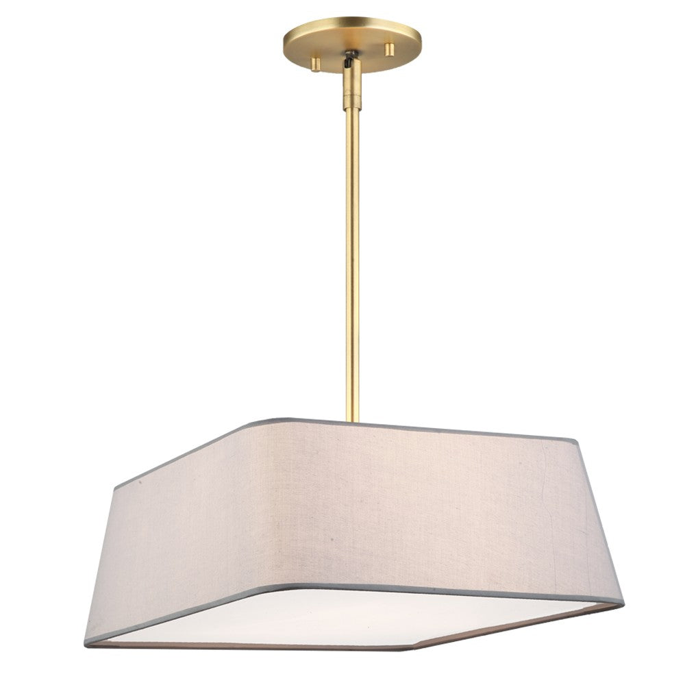 Maxilite Georgia MX 2970-04R18 Pendant Light - Aged Brass