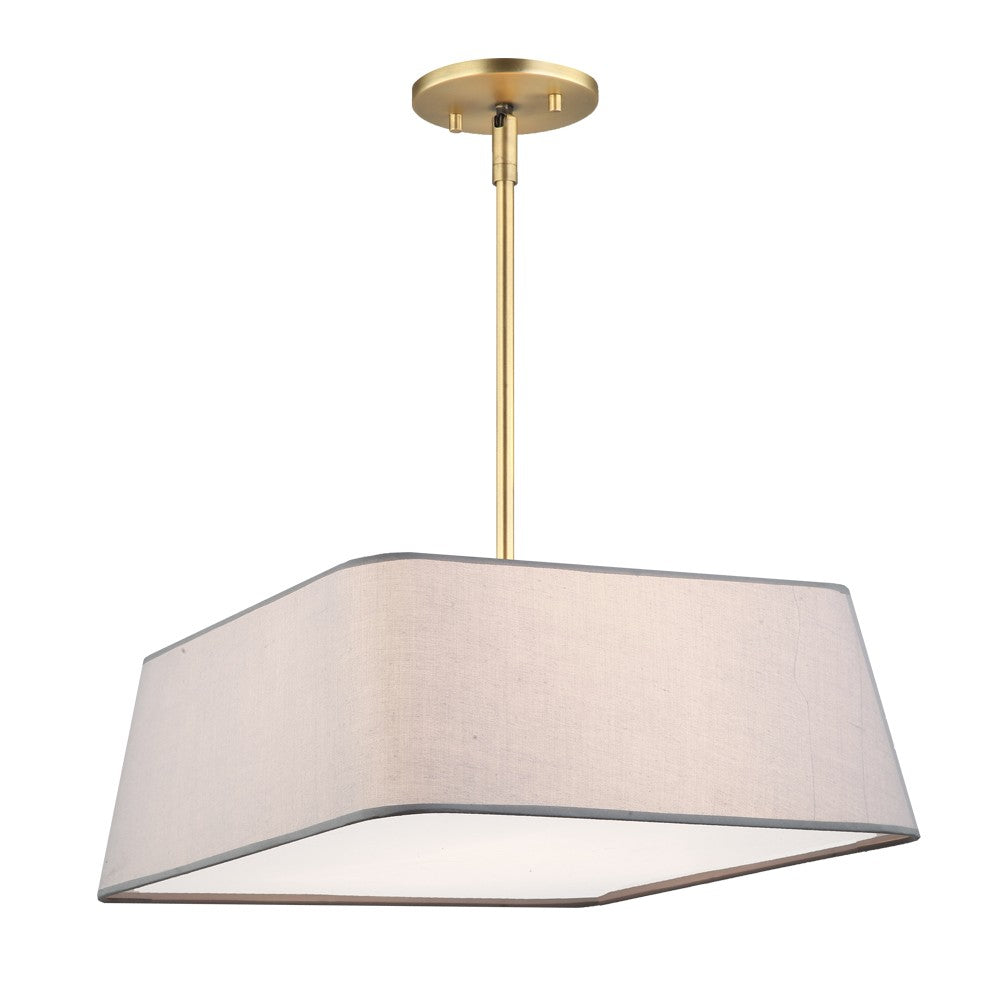 Maxilite Georgia MX 2971-04R18 Pendant Light - Aged Brass