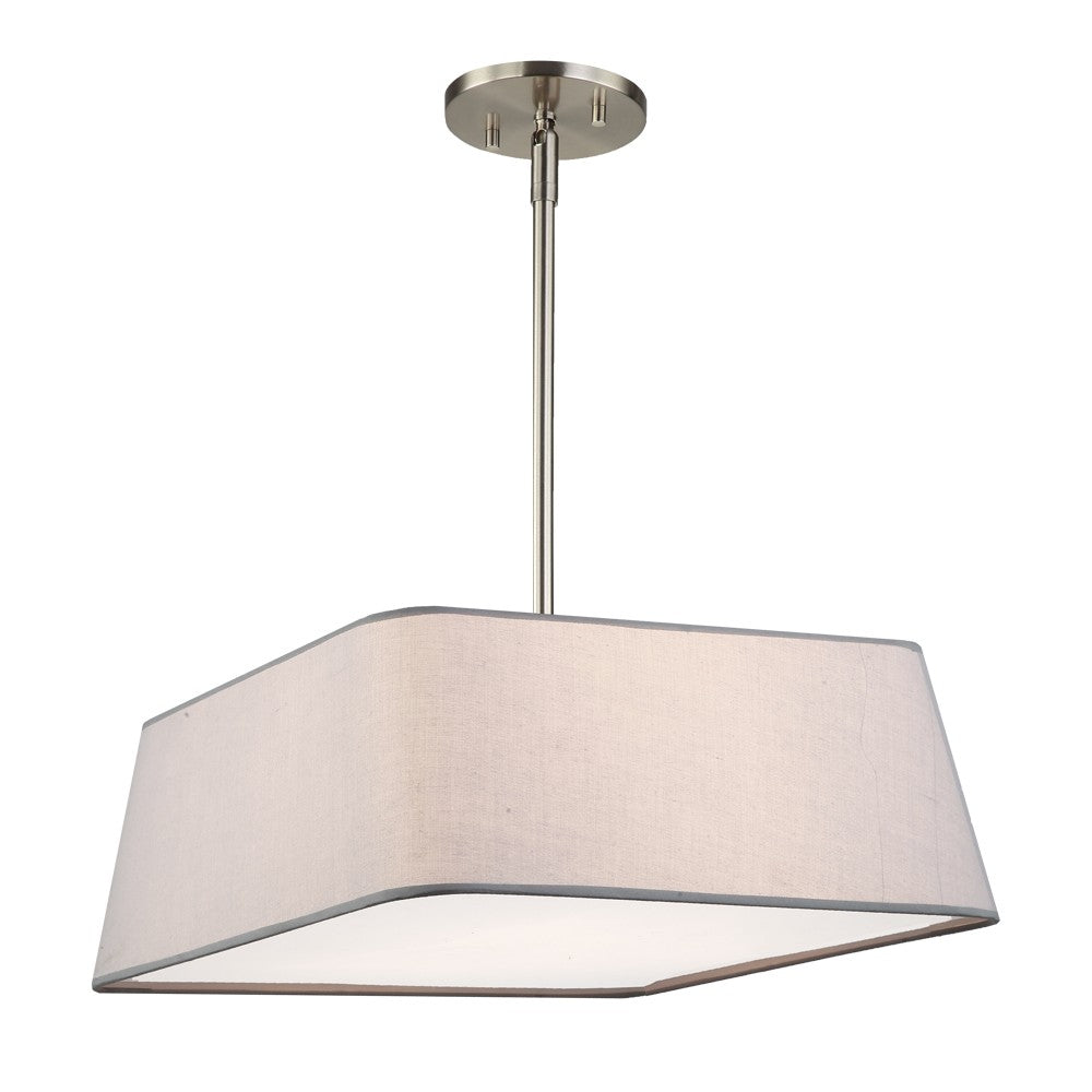 Maxilite Georgia MX 2971-04R40 Pendant Light - Satin Nickel