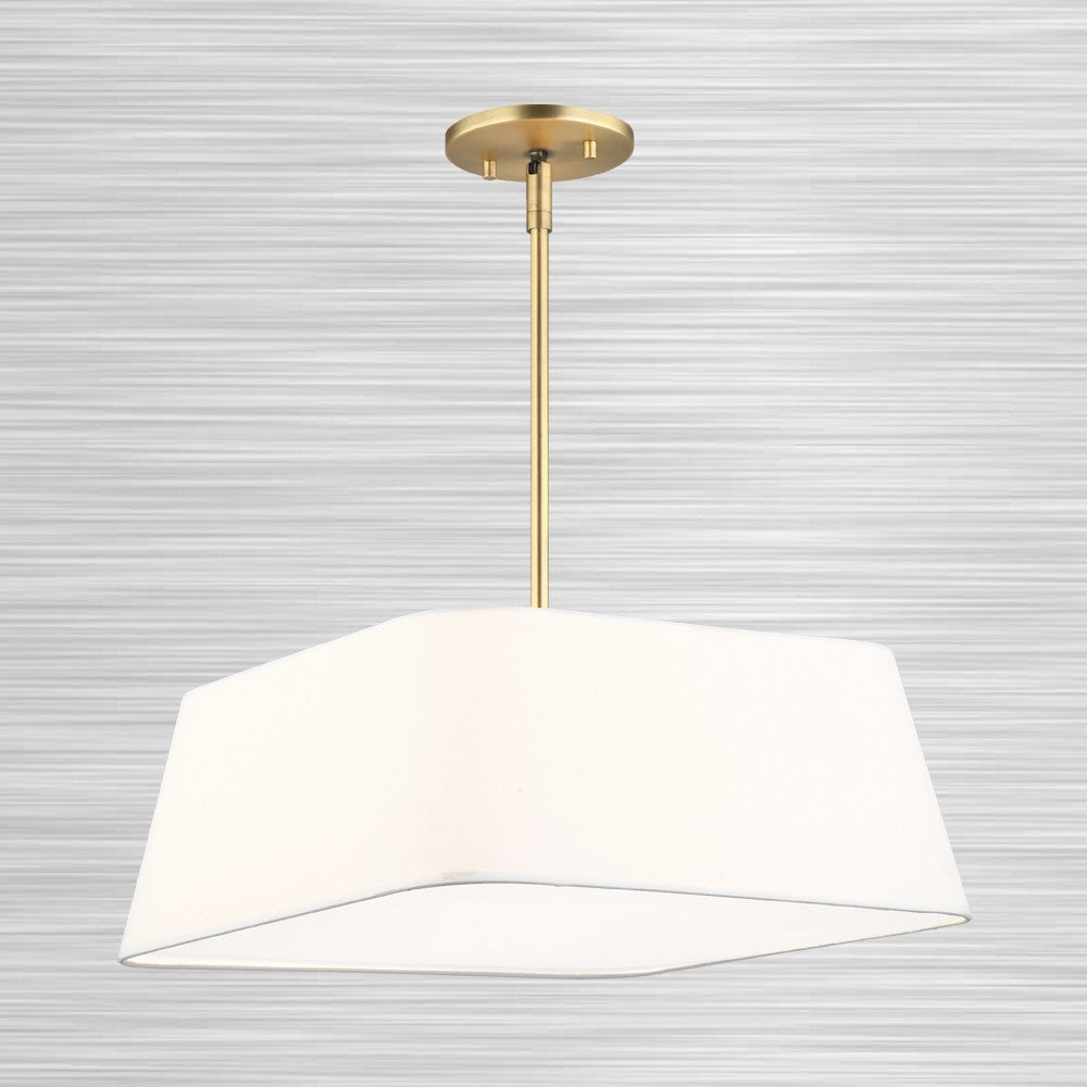 Maxilite Georgia MX 2971-53R18 Pendant Light - Aged Brass