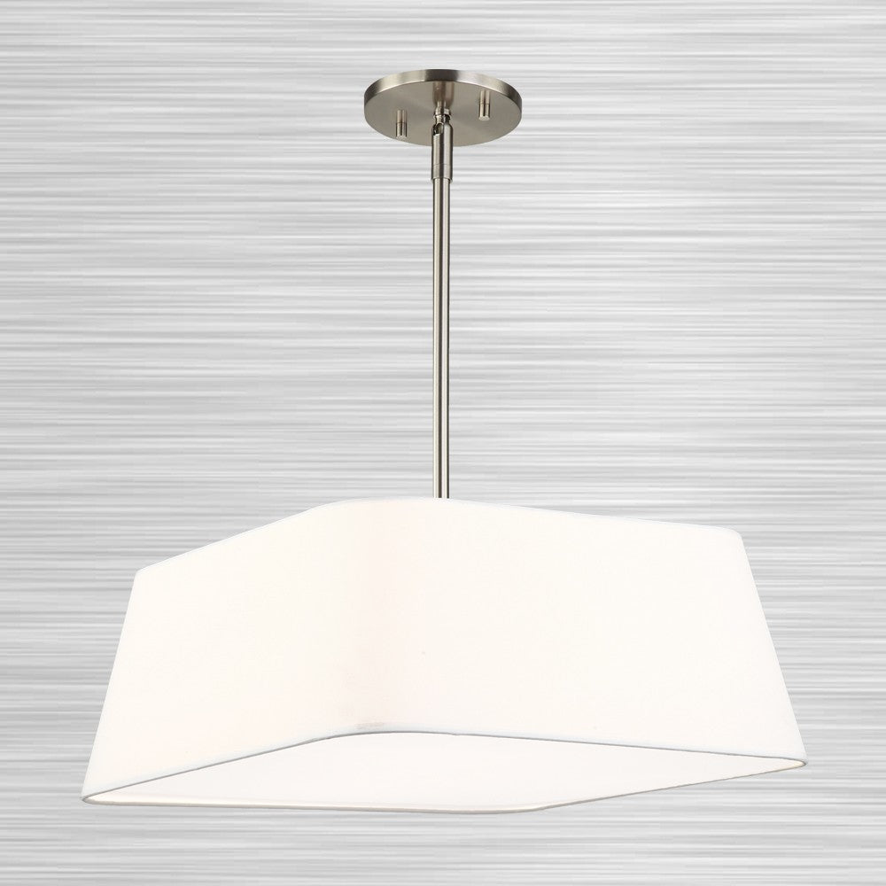 Maxilite Georgia MX 2971-53R40 Pendant Light - Satin Nickel