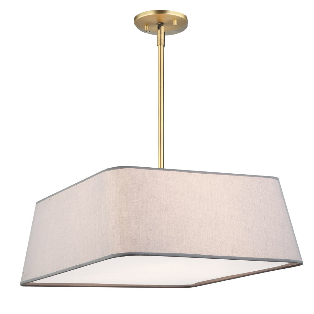 Maxilite Georgia MX 2972-04R18 Pendant Light - Aged Brass