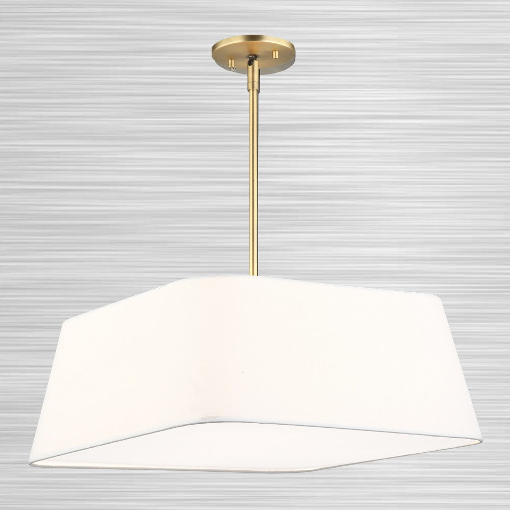 Maxilite Georgia MX 2972-53R18 Pendant Light - Aged Brass