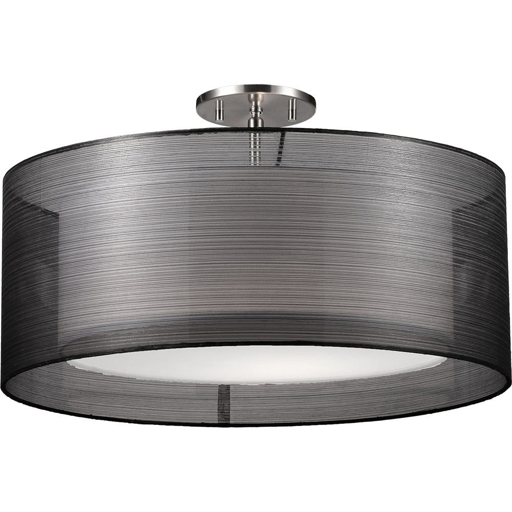 Maxilite Porsha-Reese MX 3071-07-40 Ceiling Light - Satin Nickel