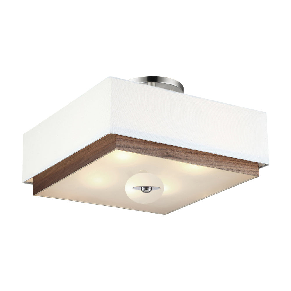 Maxilite Lynnwood MX 3108-23-40 Ceiling Light - Satin Nickel