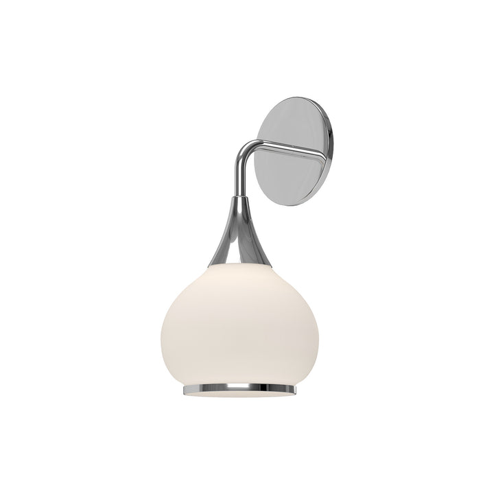 Alora Mood hazel WV524006CHOP Wall Light - Chrome/Opal Matte Glass