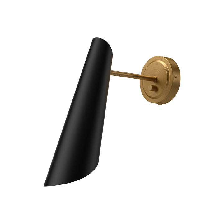 Alora Mood gabriel WV572205MBAG Wall Light - Aged Gold/Matte Black