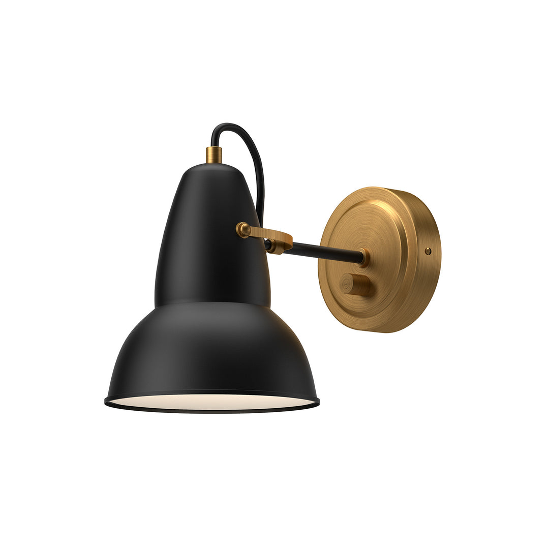 Alora Mood felix WV576607MBAG Wall Light - Aged Gold/Matte Black