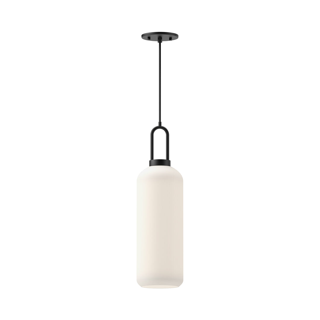 Alora Mood soji PD401606MBOP Pendant Light - Matte Black/Opal Matte Glass