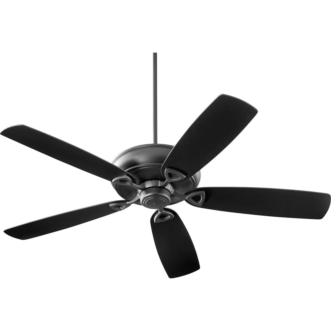 Quorum Alto 40625-69 Ceiling Fan 62 in. - Textured Black, Matte Black/Walnut