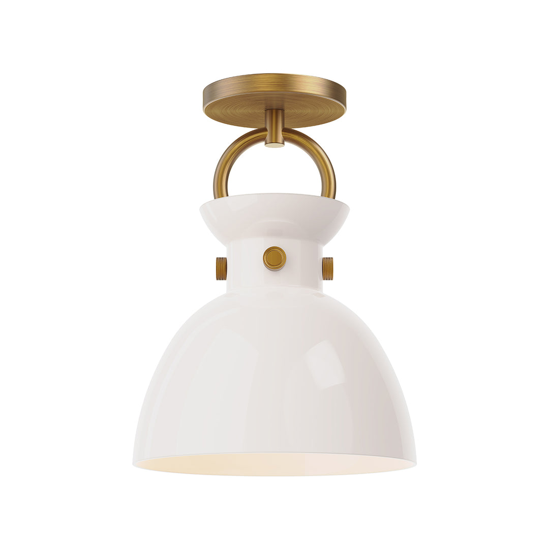 Alora Mood waldo SF411809AGGO Ceiling Light - Aged Gold/Opal Glass