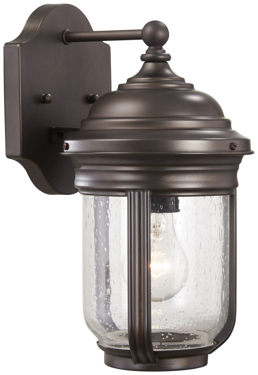 Minka-Lavery Lighting 8810-57 Amherst One Light Wall Mount Outdoor Bronze / Dark