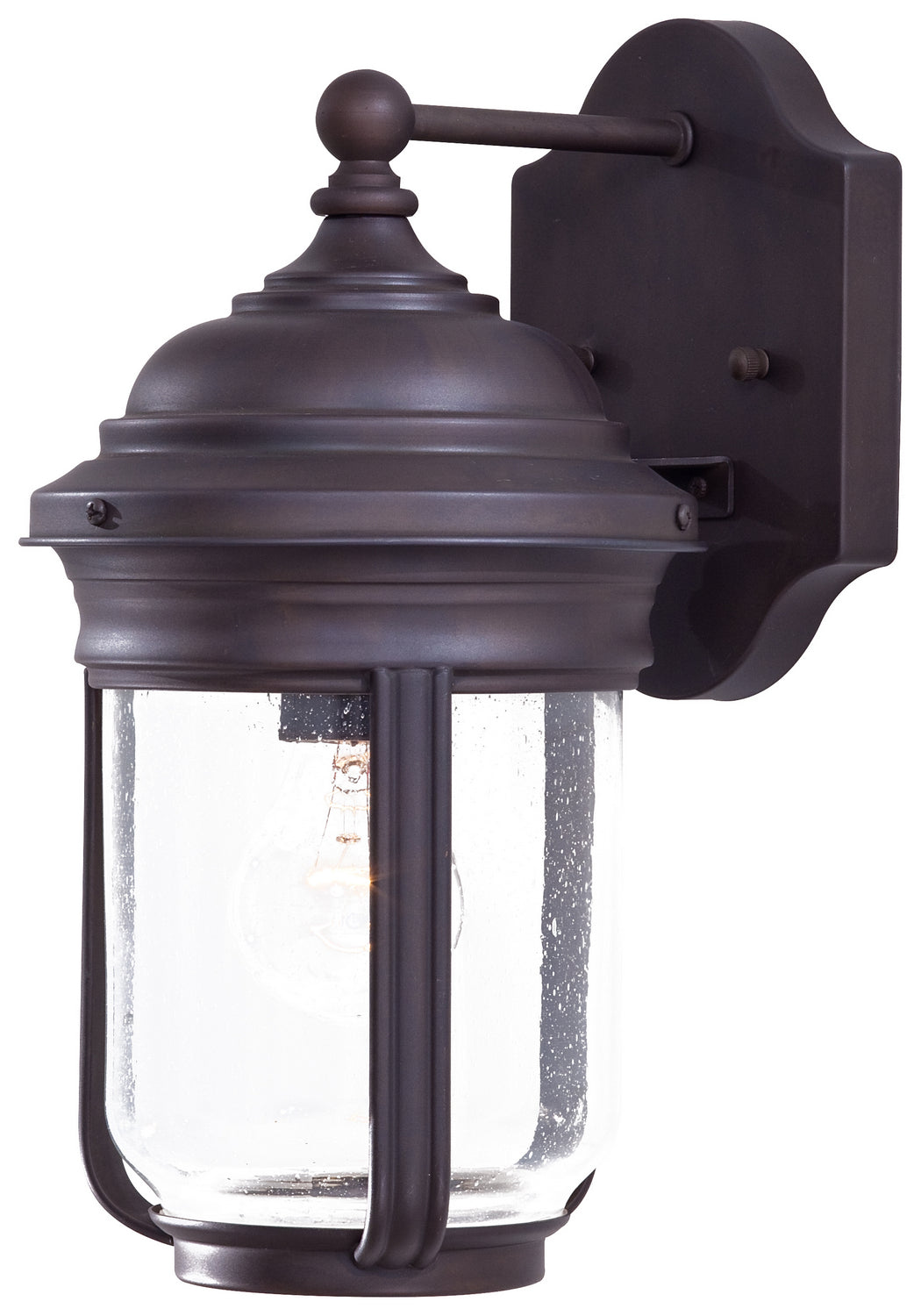 Minka-Lavery Lighting 8810-57 Amherst One Light Wall Mount Outdoor Bronze / Dark