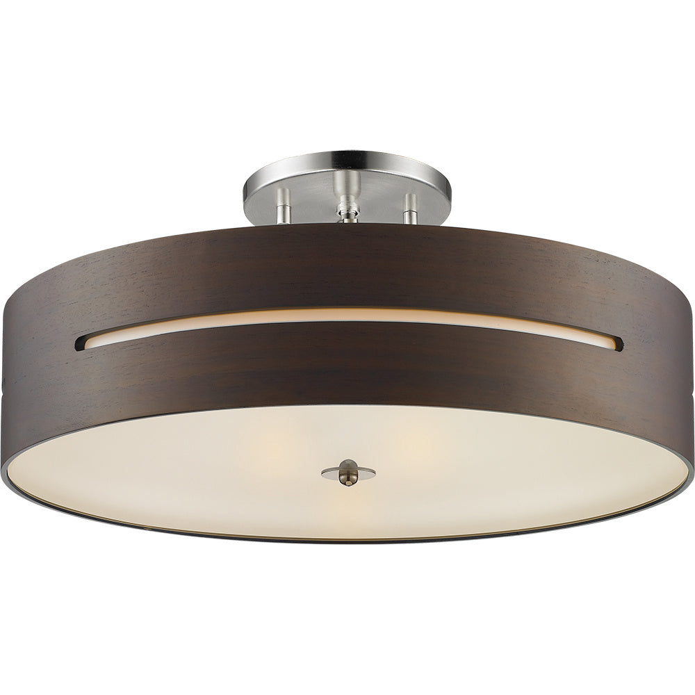 Maxilite Daphne MX 3372-40 Ceiling Light - Satin Nickel