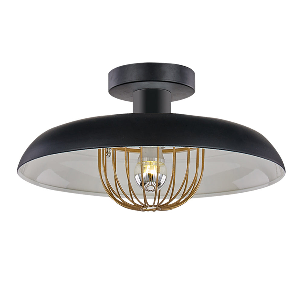 Maxilite Verona MX 3506 Ceiling Light - Black/Gold